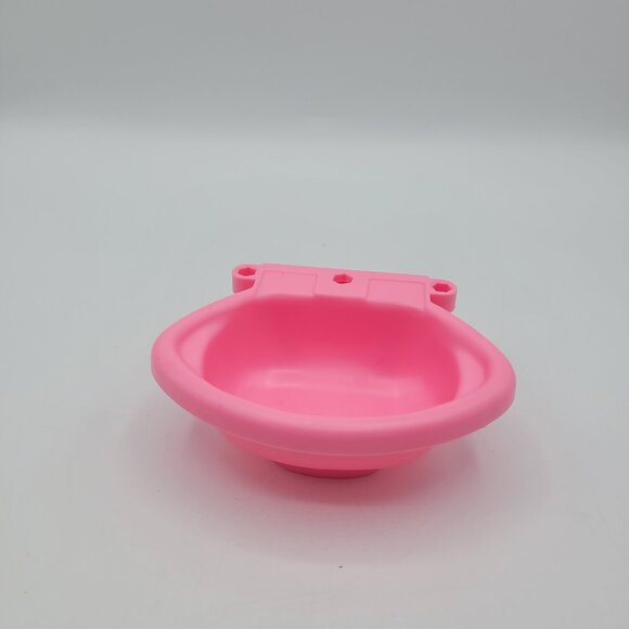 1995 Barbie So Much To Do Bathroom Playset Pink Sink Replacement Part Only - Picture 1 of 5